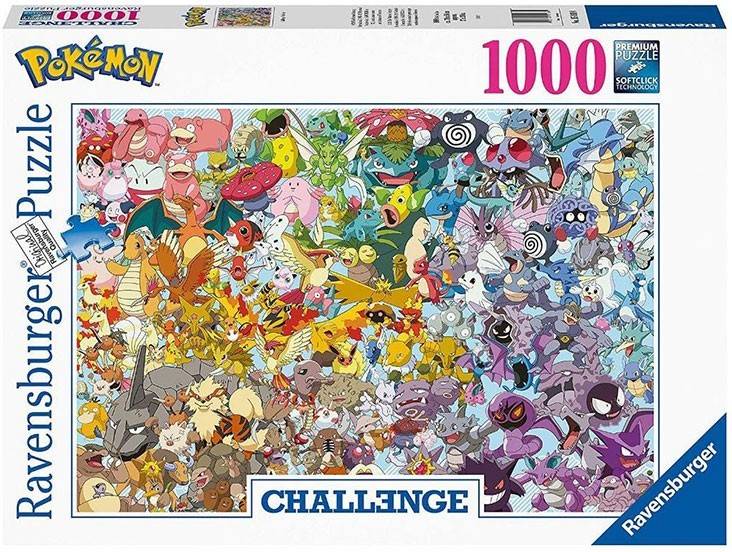 Puzzle RAVENSBURGER Pokemon Challenge (1000 Piezas)