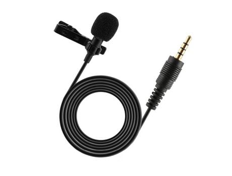 Micrófono Lavalier portátil de grado profesional, micrófono omnidireccional manos libres con conector de 3,5mm, fácil de enganchar, perfecto para g...