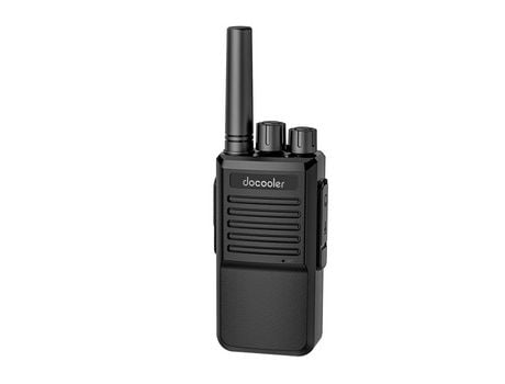 docooler T1 Walkie Talkie Transceptor FM Profesional de 16 Canales Radios bidireccionales de Mano Recargables con batería y Base de Carga