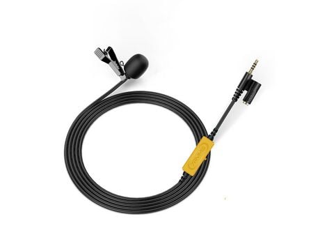 7RYMS S.LAV 01 Micrófono Lavalier multifuncional Micrófono de solapa omnidireccional con clip Conector TRRS de 3,5 mm con conector para auriculares...