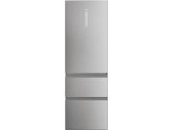 Frigorífico Combi HAIER HTW5618CNMG (No Frost - 185 cm - 360 - Inox)