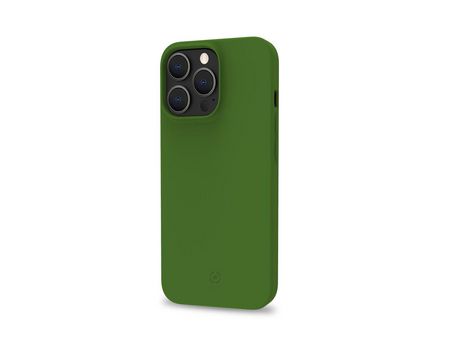 Funda para iPhone 14 Pro Max CELLY Piel Sintética Verde