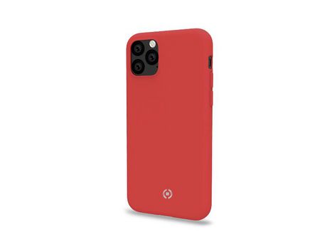 Funda para iPhone 11 Pro Max CELLY Silicona Rojo