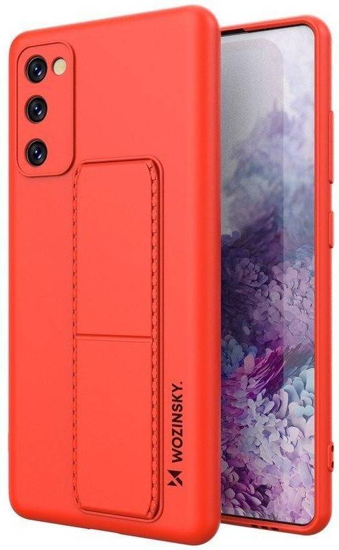 Carcasa Samsung Galaxy s20 fe 5g lmobile silicona rojo funda soporte