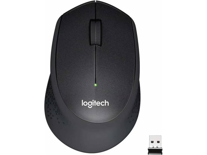 Ratón LOGITECH M330 (Inalámbrico - Regular - Negro)