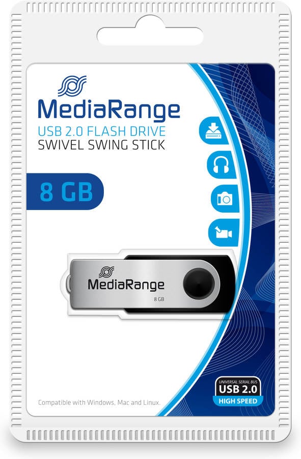 Pen USB MEDIARANGE MR908 8 GB