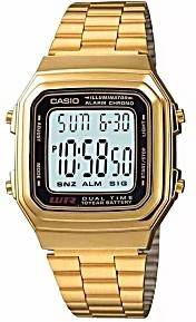 Reloj Digital CASIO Hombre (Acero Inoxidable - Dorado)