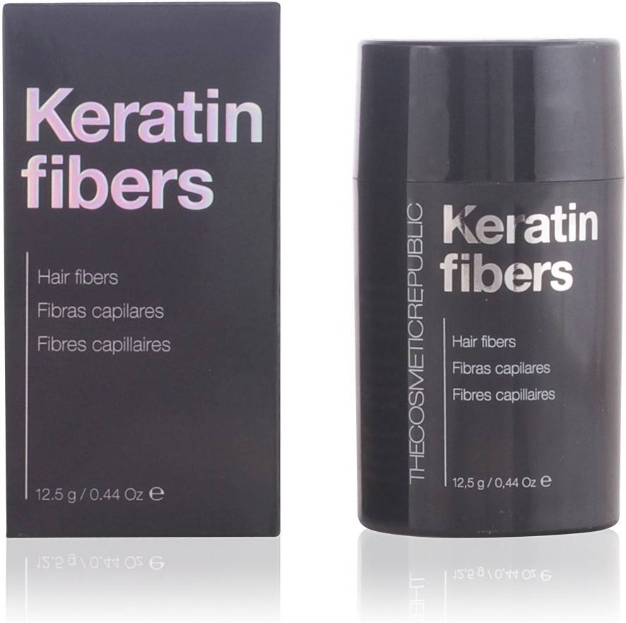 Keratina Cosmetic Republic fibers hair black 12.5 g thecosmeticrepublic fibras de 125g