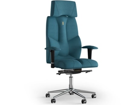 Silla de Oficina KULIK SYSTEM Tejido Empresarial (Azur - Jeans -130x50x50cm)