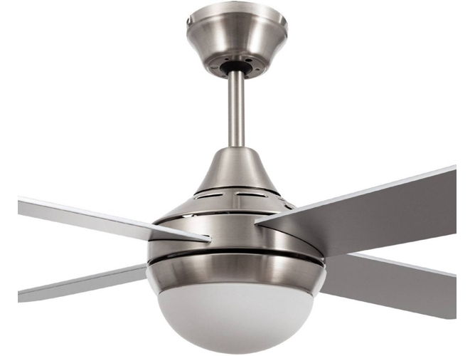 De Con Ventilador ledkia 1788136502 madera acero techbrey luz y mando distancia navy niquel 110cm motor color aspas 220240v