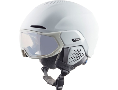 Casco de Esquí A9238210 (Blanco Monocromo 55-59 cm Adulto) ALPINA