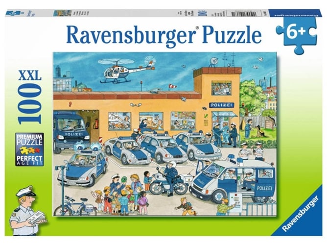 Puzzle RAVENSBURGUER Estación de la Polícia (100 Piezas)