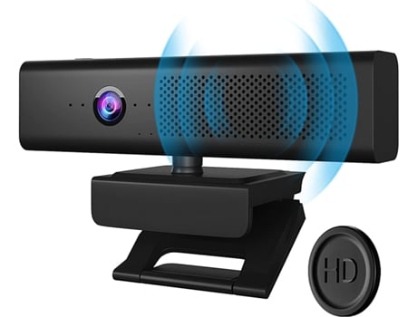 Webcam KKVOGMLE Usb con Micrófono Omnidireccional HD 1080P