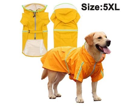 Chubasquero Para Perro Mascota, Chubasquero Con Tirantes, Chaleco Con Capucha, Chaleco Salvavidas, Impermeable Para Nieve, Tiras Reflectantes De Se...