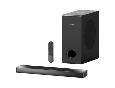 Barra de sonido ULTIMEA Nova S40 con subwoofer con cable 2.1 canales Película/Música/Modo de juego Bluetooth 5.3 para TV PC Gaming