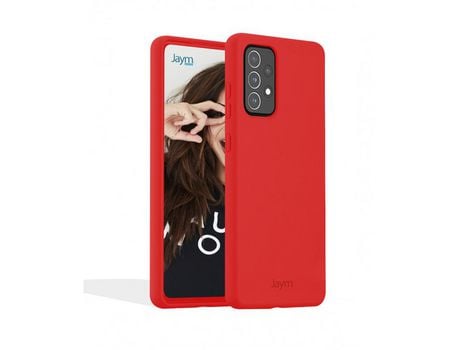 Carcasa de Silicona JAYM Rojo Para Samsung Galaxy A03s