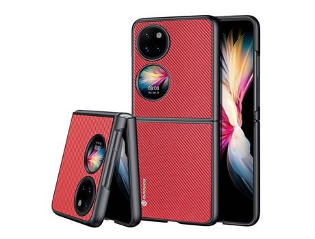 Funda Dux Ducis Nylon Huawei P50 Pocket Rojo