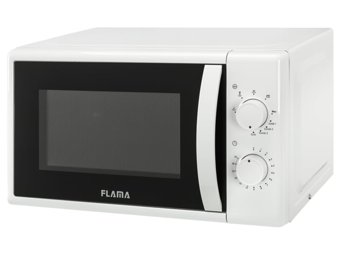 Microondas Flama 1884fl 20 grill blanco 700w 1000w 20l 5 programa libre instalacion generica encimera 700