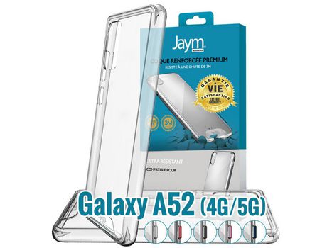 Funda para Samsung Galaxy A52 JAYM Ultra Reforzada Transparente