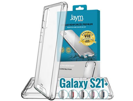 Funda para Samsung Galaxy S21+ JAYM Ultra Reforzada Transparente