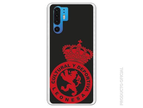 Funda Oficial Cultural y Deportiva Leonesa Escudo monocromo para Huawei P30 Pro