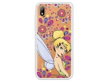 Funda Oficial Disney Campanilla Flores Transparente para Huawei Y5 2019 - Peter Pan