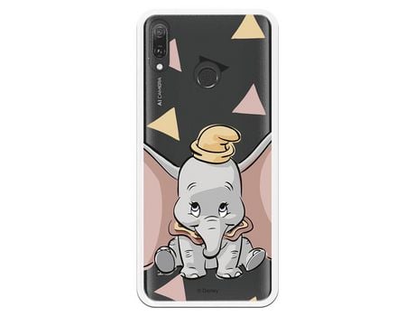 Funda Oficial Disney Dumbo silueta transparente para Huawei Y9 2019