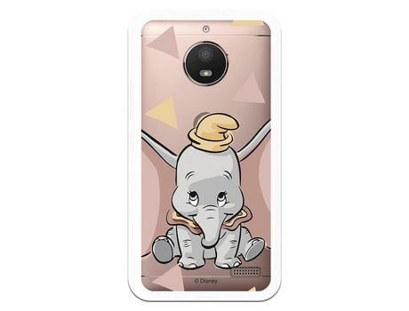 Funda Oficial Disney Dumbo silueta transparente para Motorola Moto E4