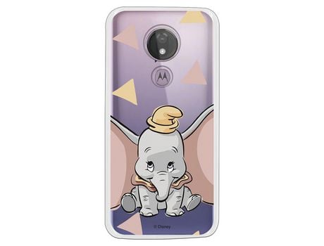 Funda Oficial Disney Dumbo silueta transparente para Motorola Moto G7 Power