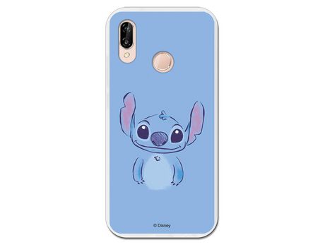 Funda Oficial Lilo y Stitch azul Huawei P20 Lite