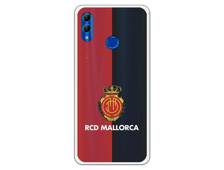 Funda para Huawei P Smart 2019 del Mallorca RCD Mallorca Diagonales Transparente - Licencia Oficial RCD Mallorca