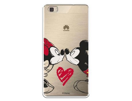 Funda para Huawei P8 Lite Oficial de Disney Mickey y Minnie Beso - Clásicos Disney