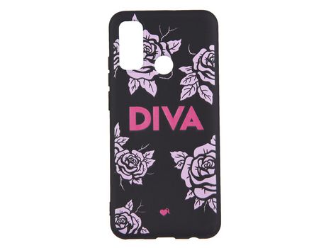 Funda Diva Silicona Negra para Huawei P Smart 2020 - Oficial de La Vecina Rubia