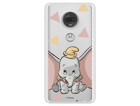 Funda Oficial Disney Dumbo silueta transparente para Motorola Moto G7