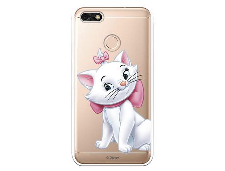 Funda Oficial Disney Marie Silueta transparente para Huawei Y6 Pro 2017 - Los Aristogatos