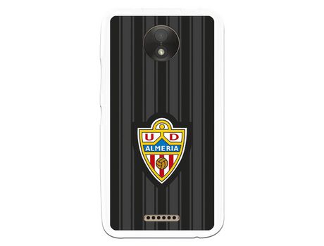 Funda Oficial UD Almería fondo negro para Motorola Moto C