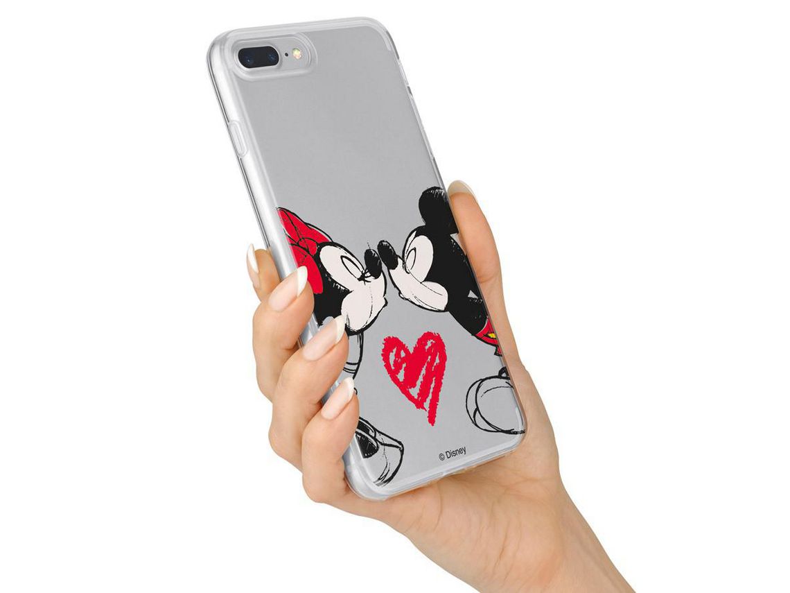 Funda para Xiaomi Redmi Note 9 Oficial de Disney Mickey y Minnie