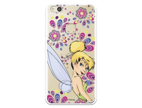 Funda Oficial Disney Campanilla Flores Transparente para Huawei P10 Lite - Peter Pan