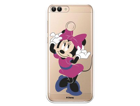 Funda para Huawei P Smart Oficial de Disney Minnie Rosa - Clásicos Disney