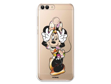 Funda para Huawei P Smart Oficial de Disney Minnie Posando - Clásicos Disney