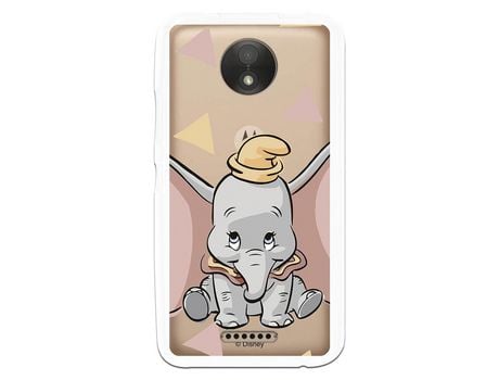 Funda Oficial Disney Dumbo silueta transparente para Motorola Moto C