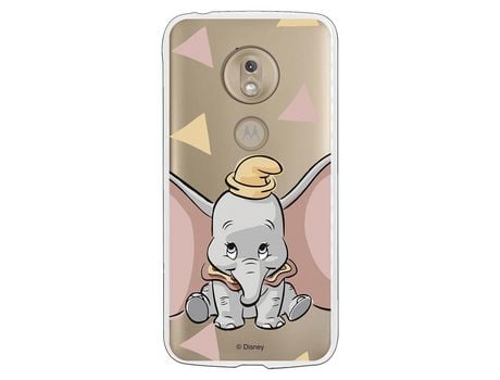 Funda Oficial Disney Dumbo silueta transparente para Motorola Moto G7 Play