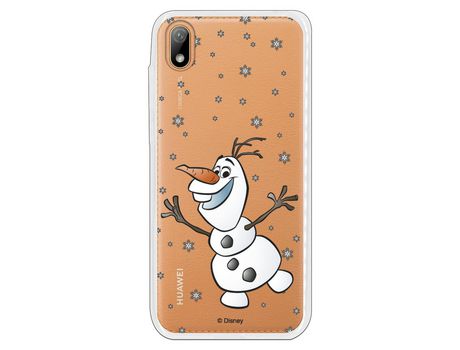 Funda para Huawei Y5 2019 Oficial de Disney Olaf Transparente - Frozen