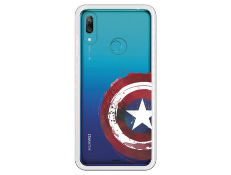 Funda Oficial Escudo Capitan America para Huawei Y7 2019