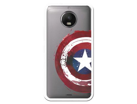 Funda Oficial Escudo Capitan America para Motorola Moto G5S Plus