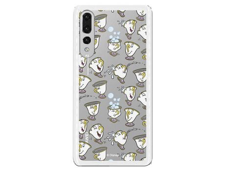 Funda Oficial Disney Chip Potts Siluetas Transparente para Huawei P30