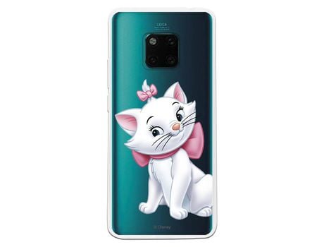 Funda Oficial Disney Marie Silueta transparente para Huawei Mate 20 Pro - Los Aristogatos