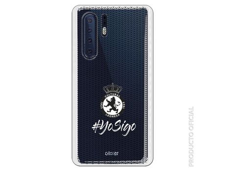 Funda Oficial Cultural y Deportiva Leonesa Escudo monocromo yo sigo clear para Huawei P30