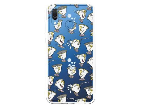 Funda Oficial Disney Chip Potts Siluetas Transparente para Huawei Honor Play