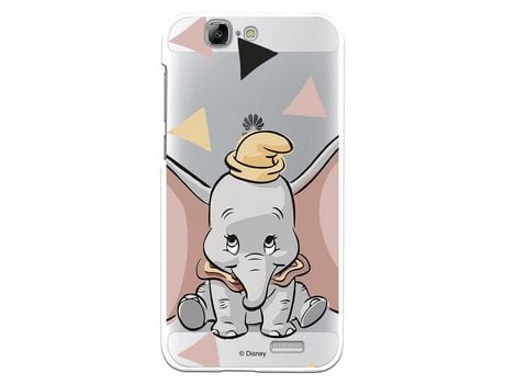 Funda Oficial Disney Dumbo silueta transparente para Huawei Ascend G7